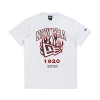 ราคา New Era เสื้อยืดแขนสั้นรุ่น New Era Flag Flame White Short Sleeve T Shirt (40903005910)