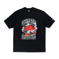 ราคา New Era เสื้อยืดแขนสั้นรุ่น Chicago Bulls NBA Gnarly Oversized Black Short Sleeve T Shirt (28416702219)