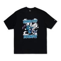 ราคา New Era เสื้อยืดแขนสั้นรุ่น Charlotte Hornets NBA Gnarly Black Oversized Short Sleeve T Shirt (26366702668)