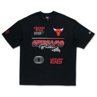 ราคา New Era เสื้อยืดแขนสั้นรุ่น Chicago Bulls Nba Racing Black Oversized Short Sleeve T Shirt (40971645434)