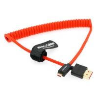 ราคา สายของอัลวิน 8K 2 1 สายขดไมโคร HDMI เป็น HDMI ถักสําหรับ Sony Canon (42476268976)