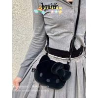 ราคา กระเป๋า Messenger Hello Kitty ทรงน่ารัก ไซส์เล็ก สีดำ สำหรับถือและวางโทรศัพท์มือถือ (42564292145)