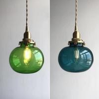 ราคา โคมระย้าแก้วทองเหลือง จี้สไตล์อินสตาแกรม ห้องนอนข้างเตียงย้อนยุคญี่ปุ่น (42618699955)