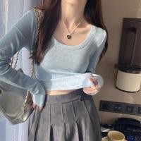 ราคา เสื้อยืดแขนยาวคอกลมสไตล์เกาหลีสำหรับผู้หญิง เหมาะสมสวมใส่ในฤดูหนาว 251113 (51051288890)