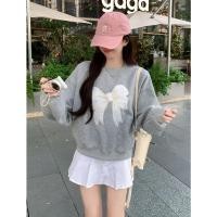 ราคา ฤดูใบไม้ร่วงใหม่ผู้หญิงเกาหลีรุ่นหลวมปักโบว์เสื้อแขนยาว 240924 (27462256738)