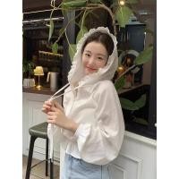 ราคา เสื้อเชิ้ตแขนยาวคลุมด้วยผ้าลูกไม้ สไตล์หวานสำหรับผู้หญิง 250902 (42467106324)