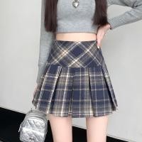 ราคา กระโปรงทรงเอลายสก๊อต เอวสูง สไตล์ย้อนยุค เหมาะสำหรับฤดูใบไม้ร่วง 250829 (42365690396)