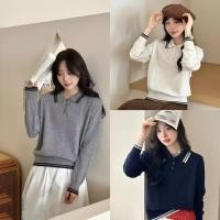ราคา เสื้อโปโลผู้หญิงสไตล์เกาหลี สำหรับฤดูใบไม้ร่วง แขนยาว กันหนาวได้ดี เน้นสวมใส่ง่ายและคล่องตัว 250916 (40019194951)