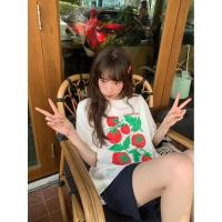 ราคา เสื้อยืดแขนสั้นผู้หญิงพิมพ์ลายผ้าฝ้ายหลวมฤดูร้อน 250310 (28529029832)
