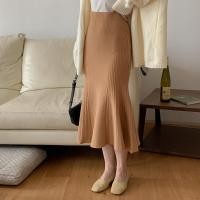 ราคา กระโปรงเอวสูง ผ้าถัก ทรงหางปลา แฟชั่นฤดูใบไม้ร่วง สไตล์เกาหลี สําหรับผู้หญิง (22261297158)