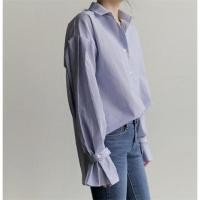 ราคา เสื้อเบลาส์ แขนยาว ทรงหลวม ลายทาง แฟชั่นฤดูใบไม้ผลิ สไตล์เกาหลี สําหรับผู้หญิง (20976845445)