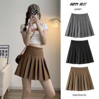 ราคา กระโปรงพลีท ทรงเอ เอวสูง แบบบาง แฟชั่นฤดูร้อน สําหรับผู้หญิง (19819281421)