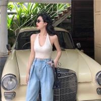 ราคา เสื้อกล้าม คอวี สีพื้น แฟชั่นฤดูร้อน (19566078275)