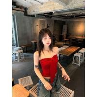 ราคา เสื้อกั๊กสไตล์เกาหลีสำหรับผู้หญิง ดีไซน์ผูกโบว์ สีทึบ เซ็กซี่สลิมฟิต (41612572967)