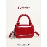 ราคา Caidre กระเป๋าสะพายและถือสีแดงทรงสี่เหลี่ยมเล็กสำหรับผู้หญิง (43708870112)