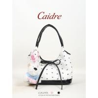 ราคา กระเป๋า Tote ลายจุดสไตล์ Bow สำหรับถือและสะพาย (54600302967)