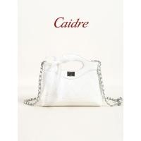 ราคา Caidre Diamond Chain Bag กระเป๋าโบว์สำหรับหญิง สามารถถือได้หรือสะพายข้าง (51601727357)