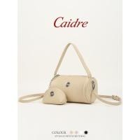 ราคา Caidre ลิ้นจี่รูปแบบกระเป๋าทรงกระบอกกระเป๋าถือหญิง Commuter รักแร้ Order ไหล่ Messenger (28282411948)