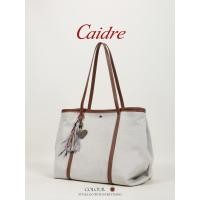 ราคา Caidre Casual Portable Tote Bag Women Large Capacity Commuter Shoulder Bag Fashion Canvas Bag (27536815678)