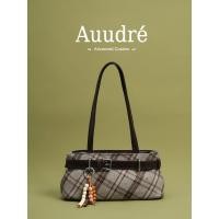 ราคา Auure ลายสก๊อตขนาดใหญ่ กระเป๋าสะพายข้างสำหรับเดินทาง สำหรับ 여성 (56000671985)