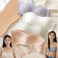 ราคา บรา เสื้อชั้นในเกาะอก ชั้นในไร้โครง สีพื้น เสื้อในเกาะอก ฟองน้ำบาง เนื้อผ้านิ่ม สวมใส่สบาย ny068 (24588304488)