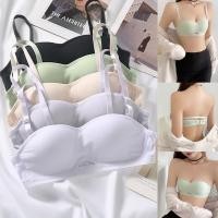 ราคา บราเกาะอกล็อค2ชั้น ไม่ต้องกลัวหลุด เสื้อชั้นในดันทรง บราดันทรง เสื้อใน เกาะอกไร้ขอบ บราไร้สาย มีตะขอหน้า หลัง บราเกาะอก (22017945887)