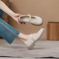 ราคา รองเท้า แมรี่ เจน รองเท้าผู้หญิงสไตล์ชาแนลเพิ่มความสูงด้านในแบบใหม่ (28908696250)