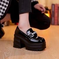 ราคา รองเท้าแพลตฟอร์มทรงแมรี่เจน ขนาดเล็ก สไตล์อังกฤษ เพิ่มความสูงและสวมใส่ง่าย (51251132239)