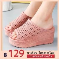 ราคา รองเท้าแตะ ส้นลาด แฟชั่นสําหรับผู้หญิง (25914657393)