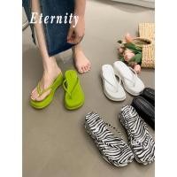 ราคา รองเท้าแตะ ส้นตึก แบบหนา สวมใส่สบาย แฟชั่นทันสมัย สําหรับผู้หญิง (21687047375)