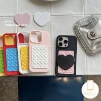 ราคา Elegant Simple สีดูดถ้วย DIY สีทึบ Love Heart กระจกแต่งหน้า Contrast 3D ตุ๊กตาซิลิโคนดูด Pad สําหรับเคสโทรศัพท์ติดตั้งดูดถ้วย Backed กาว (29341289578)