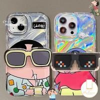 ราคา เคสโทรศัพท์มือถือ แบบใส ลายชินจัง 3D หรูหรา สําหรับ IPhone 15 11 XR 12 13 14 Pro MAX 15 7 8 Plus 6 6S 7 8 Plus X XS MAX SE 2020 (16397755580)