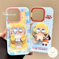 ราคา การ์ตูนดอกไม้Love Heart Cry Baby BracketสําหรับIPhone 17 11 16 13 15 14 Pro Max 7 Plus 12 Pro Max 8 17 16 15 Plus X XR XS Max SE 2020 Imd Soft Luxury Case (40417106604)