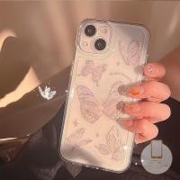 ราคา เคสโทรศัพท์ใสเข้ากันได้สําหรับiphone 16 7 15 Plus 8Plus XR X XS Max 6 6s 7 8 Plus 16 11 13 12 15 Pro Max 14 15 Pro Max INSผีเสื้อโปร่งใสTPUนุ่มกันกระแทกปกหลัง (20516668660)