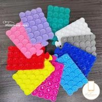 ราคา แฟชั่น Contrast สีดูดถ้วย DIY 3D ตุ๊กตาคู่ด้านข้างซิลิโคนดูด Pad สําหรับเคสโทรศัพท์ติดตั้งถ้วยดูด Backed กาวยางซิลิโคน Sucker Pad สําหรับ Fixed Pad (28941289618)