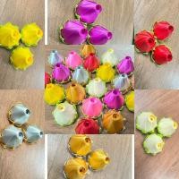 ราคา พร้อมส่ง เหรียญโปรยทานหลากสี โปรยทานตัวเปล่า ดอกบัวตูม (55400656066)