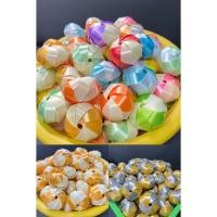 ราคา พร้อมส่ง เหรียญโปรยทานหลากสี โปรยทานตัวเปล่า ลูกส้มทูโทน ชุด 50 ชิ้น (42476065720)