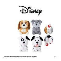 ราคา ตุ๊กตาดิสนีย์ DISNEY Lady and The Tramp 101 Dalmatians Magnet Plush (43476278290)