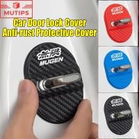 ราคา Honda Mugen 4 ชิ้น ฝาครอบล็อคประตูรถยนต์ ป้องกันสนิม ตัวป้องกัน หัวเข็มขัดล็อคประตู การดูดซับแรงกระแทก Pad สำหรับ Civic 11th 10th gen fe fk fd Fit ge HRV Jazz gk City Hatchback Odyssey CRV BRV WRV Mug