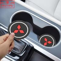 ราคา Mitsubishi ที่รองแก้วรถ กันลื่น แผ่น ยาง แบบนิ่ม Xpander Cross Triton Grandis Attrage Mirage Outlander Pajero Sport ASX (19392832536)