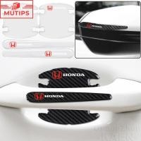 ราคา Honda โปร่งใสรถประตู Anti Scratch สติกเกอร์คาร์บอนไฟเบอร์ประตูชามสําหรับ Civic 11th 10th gen fe fk fd Fit ge HRV Jazz gk City Hatchback Odyssey CRV BRV WRV Mugen (43666044500)