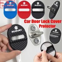 ราคา Suzuki 4 ชิ้น ฝาครอบล็อคประตูรถยนต์ ป้องกันสนิม ตัวป้องกัน หัวเข็มขัดล็อคประตู การดูดซับแรงกระแทก Pad สำหรับ Swift Jimny Ertiga Vitara Celerio XL7 Ciaz (41470237807)