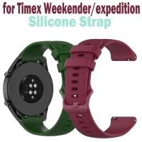 ราคา สายซิลิโคนกันน้ําปรับได้ขนาดใหญ่สายสําหรับนาฬิกา Timex Weekender expedition อินเทรนด์ (29603791872)