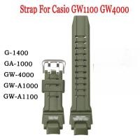 ราคา เรซิ ่ นนาฬิกาอุปกรณ ์ เสริมเหมาะสําหรับ Casio Gw1100 GA1000 GW4000 ผู ้ ชายกีฬากันน ้ ํา Pin Buckle Strap (27101741223)