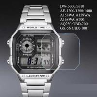 ราคา 3pcs ป้องกันหน้าจอฟิล์มสําหรับ Casio DW 5600 610 AE 1200 1300 1400 A158WA A159WA A168WA A700 AQ230 GBD 200 GX 56 GBX 100 (29391110870)
