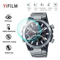 ราคา Yifilm ฟิล์มกระจกนิรภัยกันรอยหน้าจอ HD 9H สําหรับ Casio EDIFICE ECB 2000D 2000DC 2000PB 2 ชิ้น (19148708057)