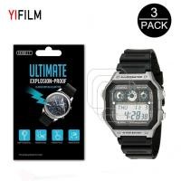 ราคา ฟิล์มกันรอยหน้าจอนาฬิกา สำหรับรุ่น Casio AE1300WH AE 1300WH 8A AE1200WHD AE1200WH 3ชิ้น (3500303437)