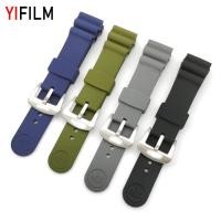 ราคา สายนาฬิกาข้อมือซิลิโคนสําหรับ Seiko Divers Watchband 22 มม (18625327285)