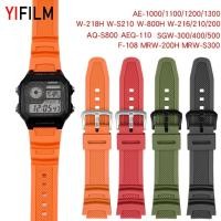 ราคา สายนาฬิกาข้อมือซิลิโคน 18 มม สําหรับ Casio Aq S810W S800W Ae 1000W Sgw 400H 300H 500H W 735H (15926680538)