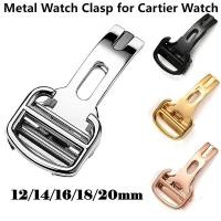 ราคา สายนาฬิกาข้อมือสเตนเลส หัวเข็มขัดโลหะ พับได้ ลายผีเสื้อ สีฟ้า สําหรับ Cartier Watch 12 14 มม 16 มม 18 มม 20 มม (24571664254)